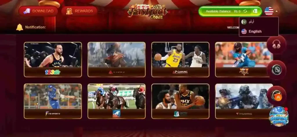 Fast Jeet Game Log-in